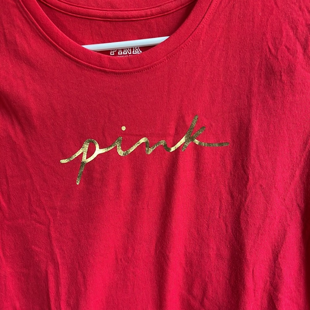 Vs Pink red pepper crew tee - Picture 5 of 7